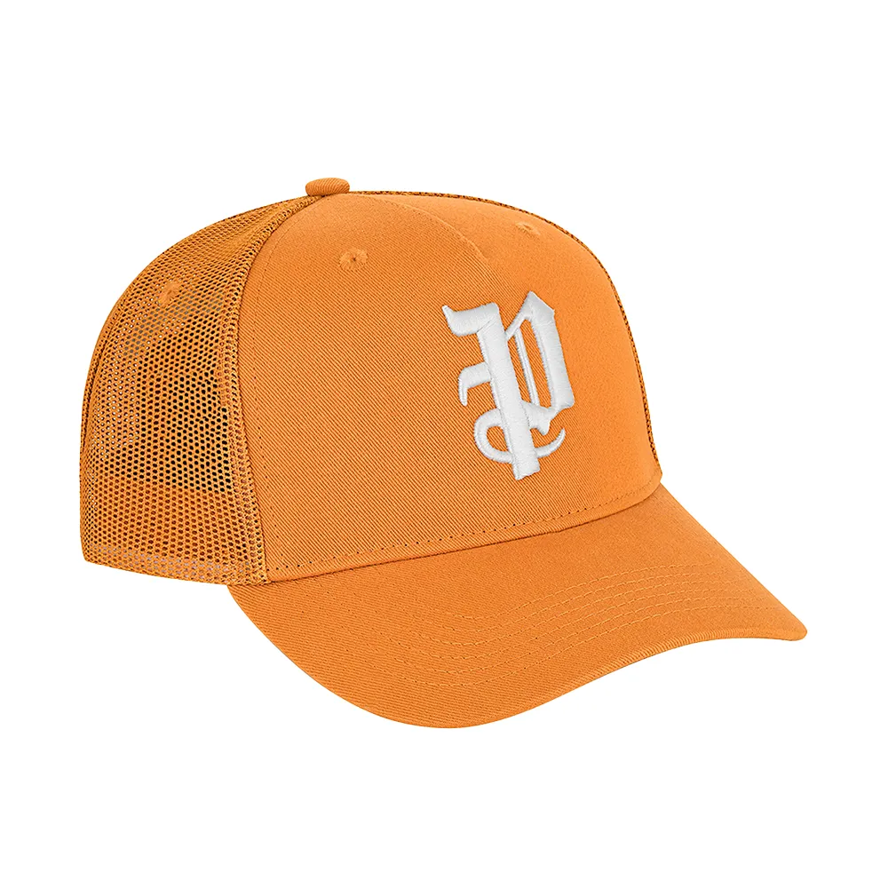 P Logo Trucker Hat 'Orange'