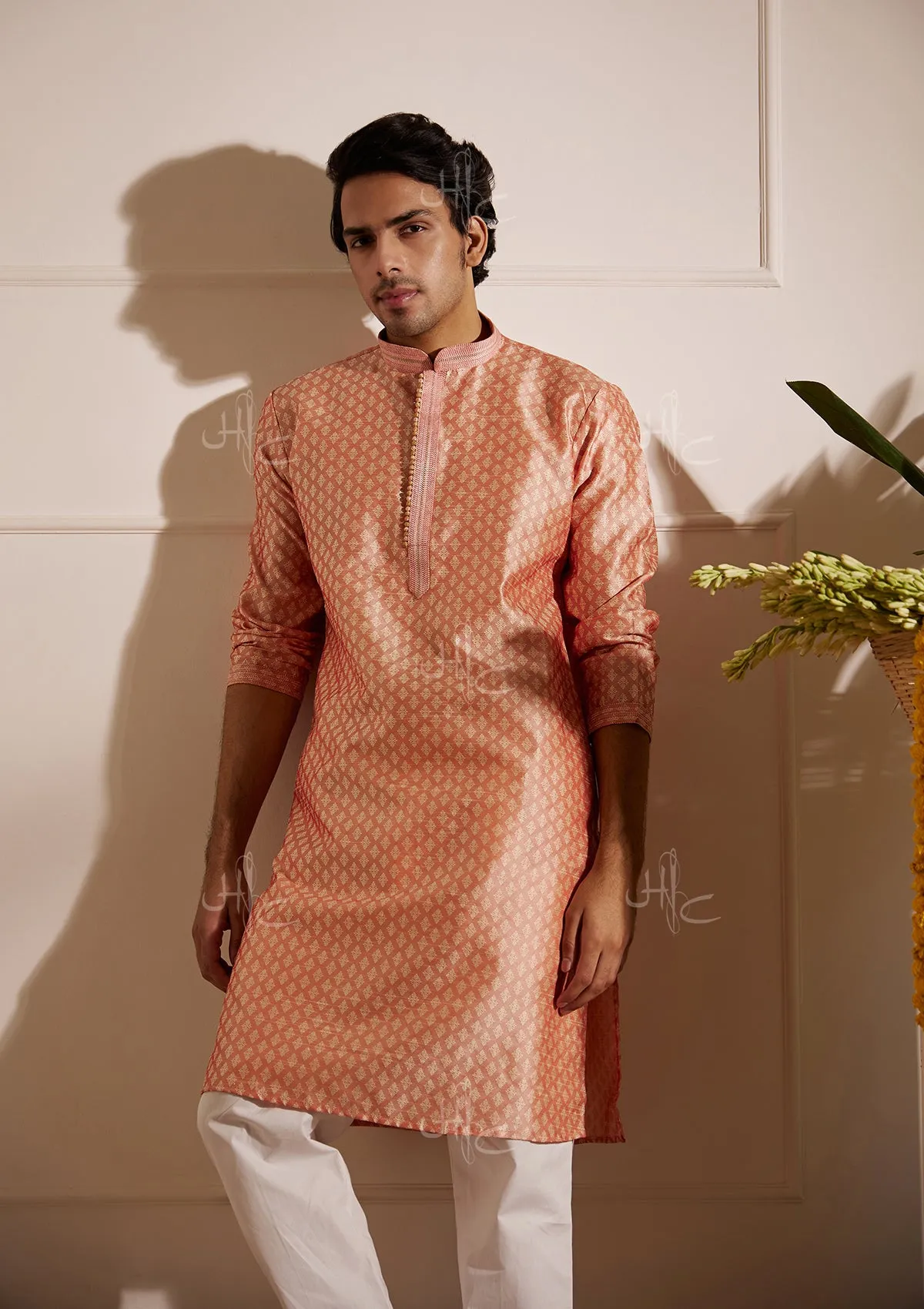 Rahil Silk Straight Men's Kurta