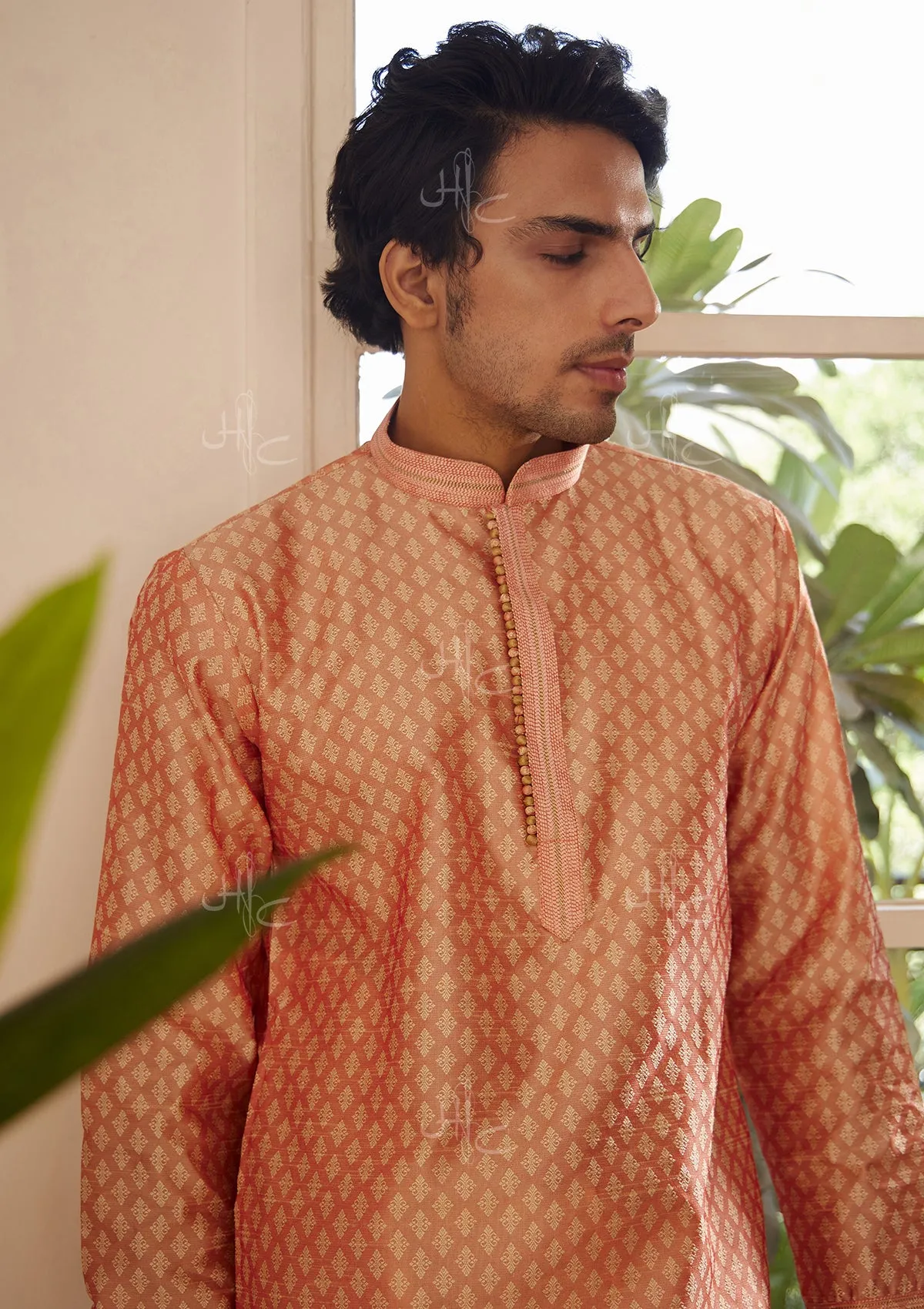 Rahil Silk Straight Men's Kurta