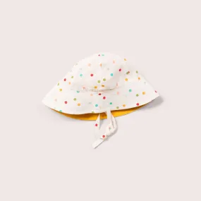 Rainbow Spots Reversible Sunhat