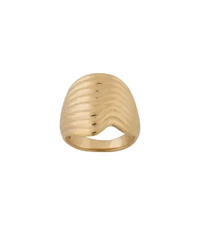 Ripples Ring Gold