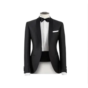 SHAWL LAPEL TUXEDO WITH CUMMERBUND