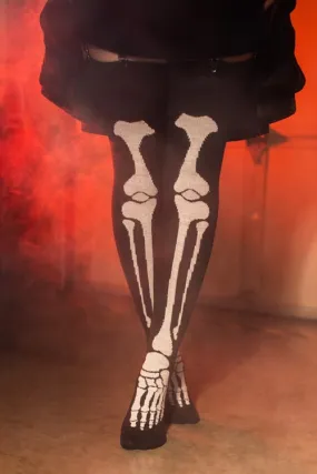 Skeleton Thigh High