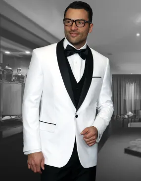 Statement Encore White Tuxedo Modern Fit