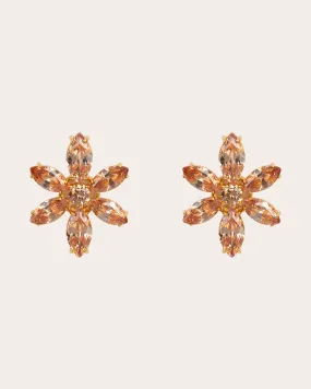 The Daisy earrings - gold plated