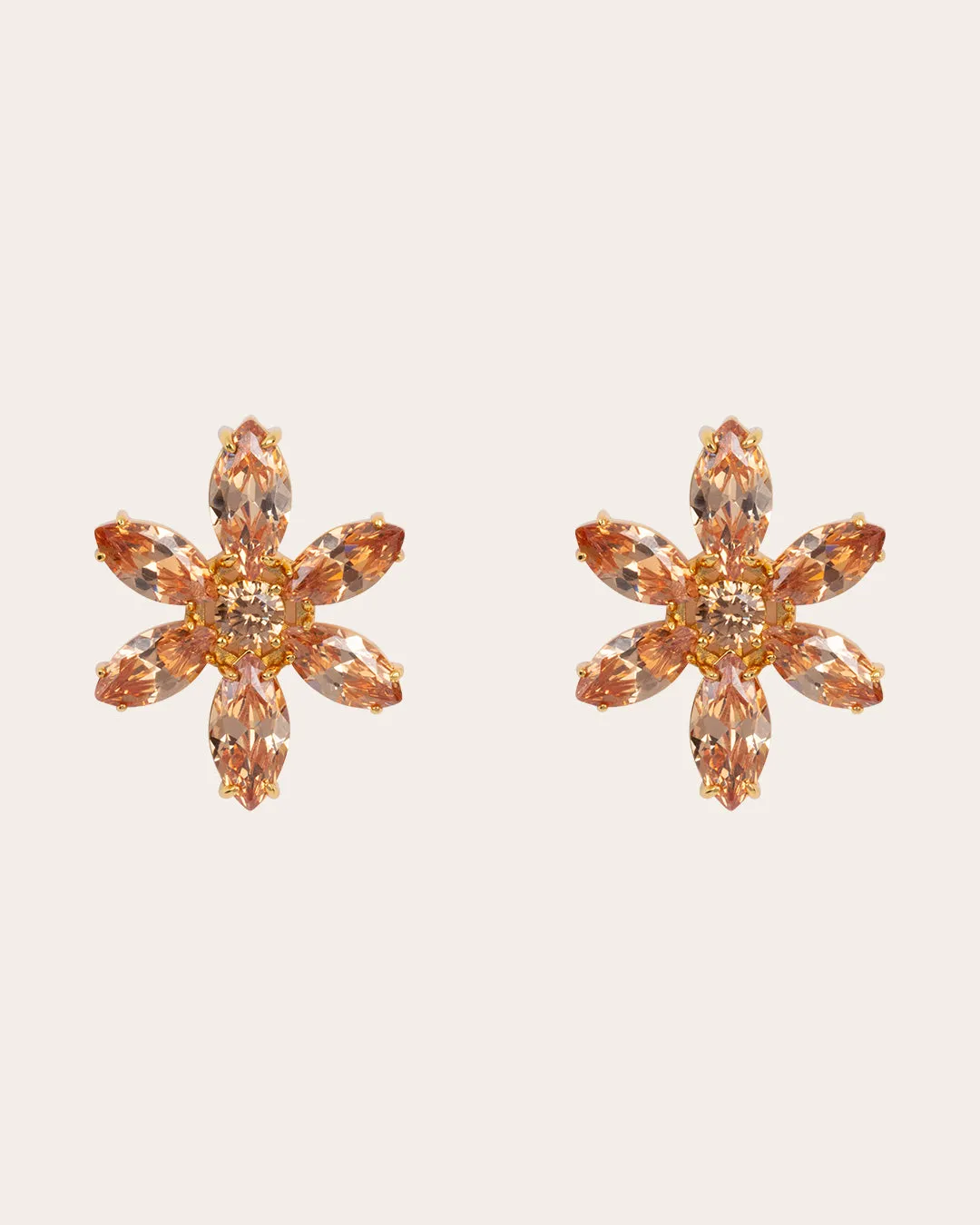 The Daisy earrings - gold plated