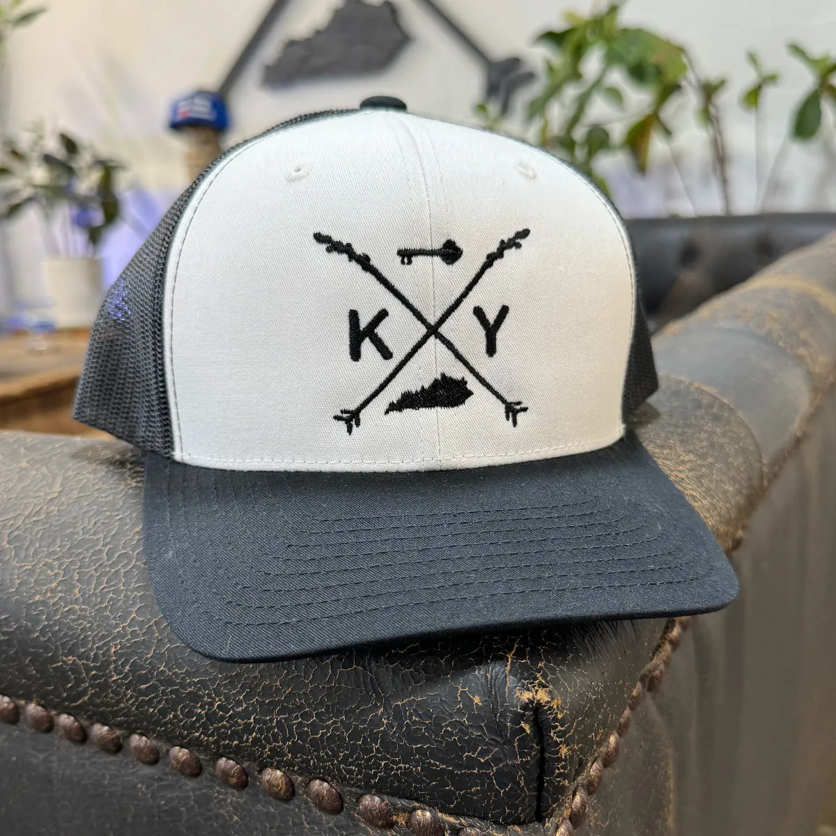 The Logo Trucker (Black/White)