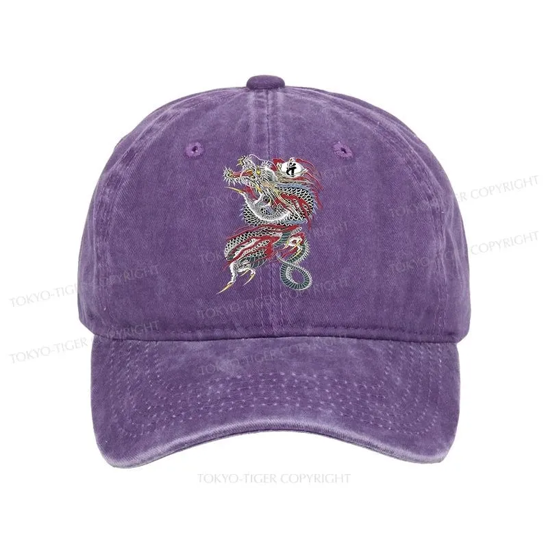 Tokyo-Tiger Dragon of Dojima Washed Cap