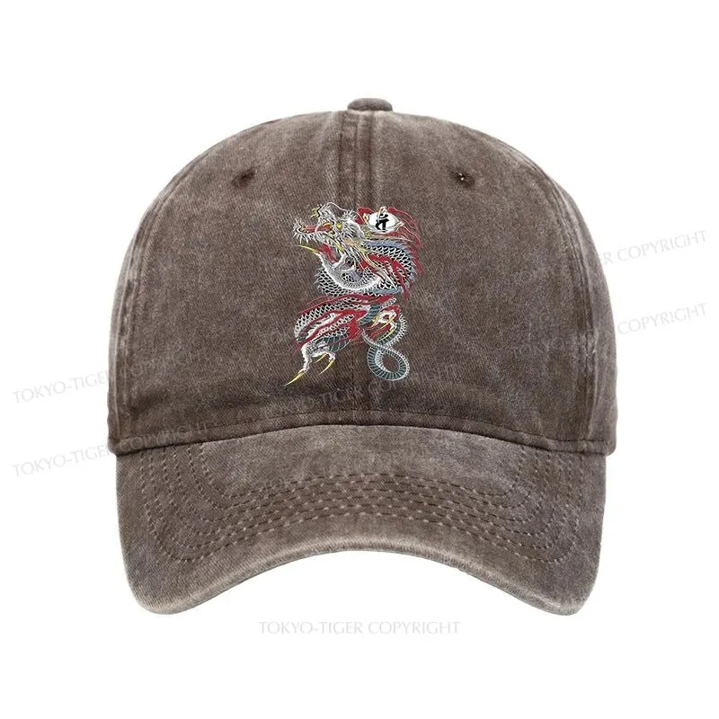 Tokyo-Tiger Dragon of Dojima Washed Cap