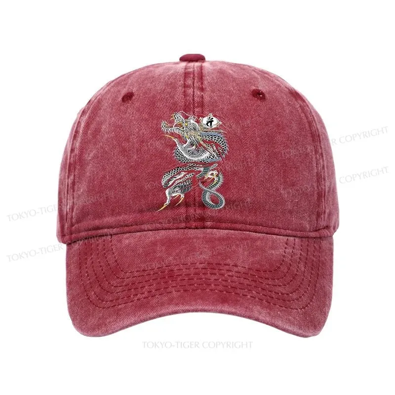 Tokyo-Tiger Dragon of Dojima Washed Cap