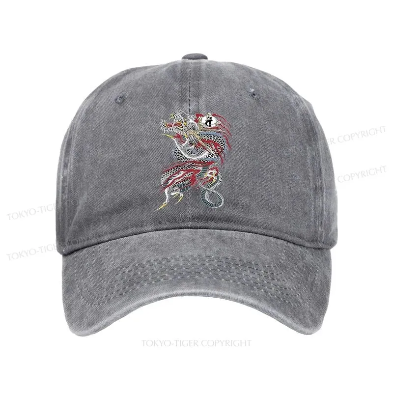 Tokyo-Tiger Dragon of Dojima Washed Cap