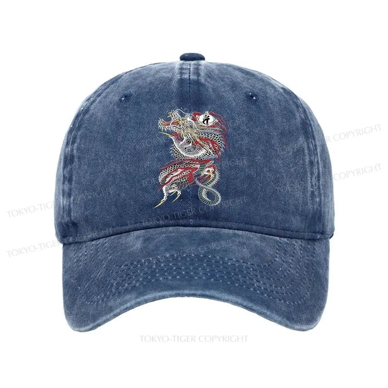 Tokyo-Tiger Dragon of Dojima Washed Cap