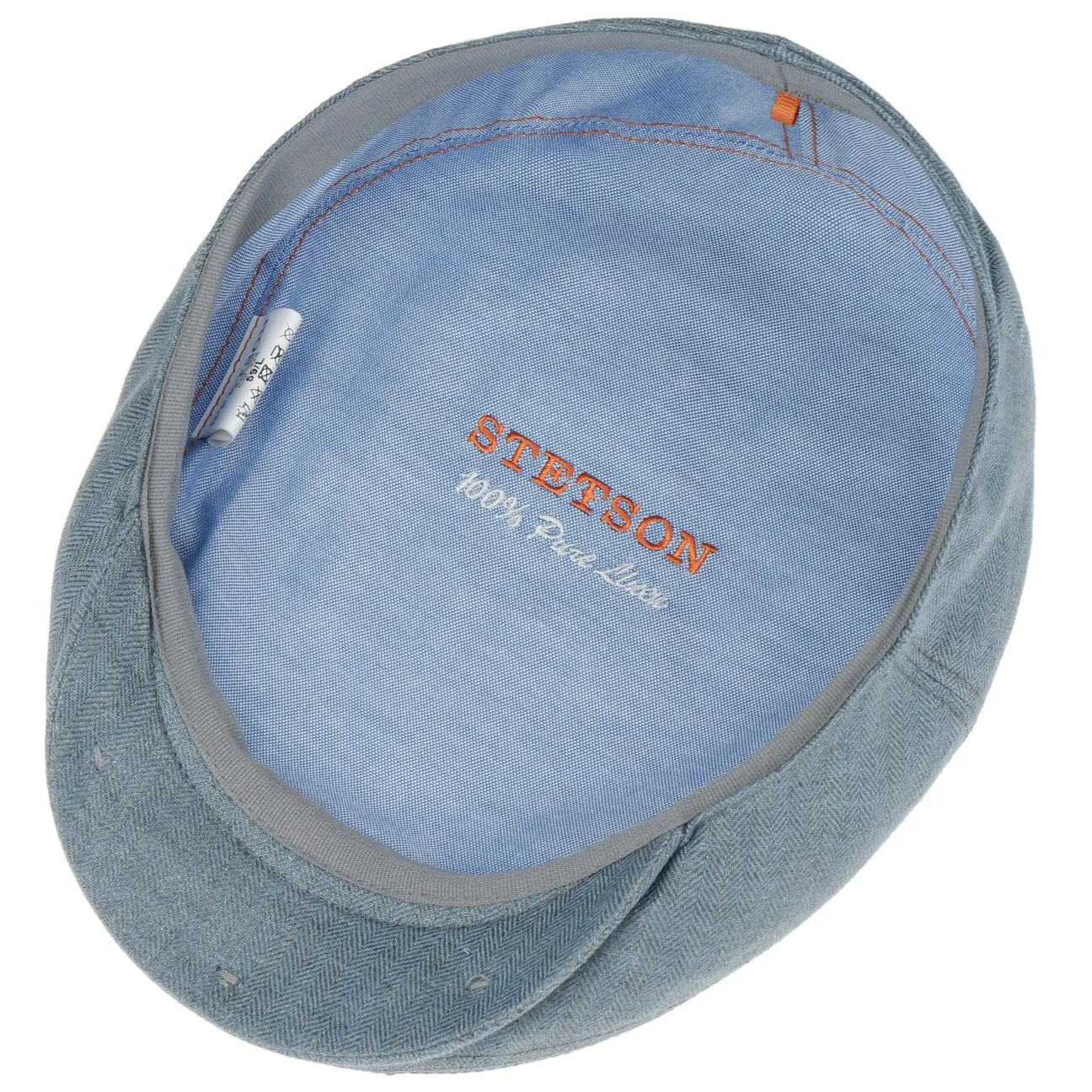 Woodfield Linen Flat Cap by Stetson